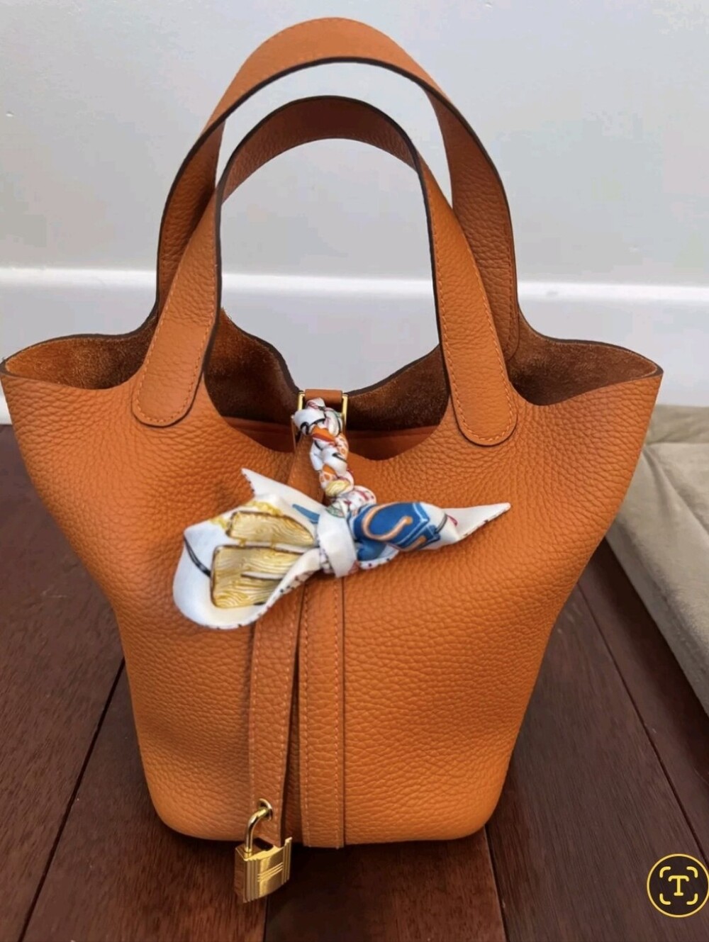 Hermes Clementine Picotin 18;like New - Picture 5 of 5